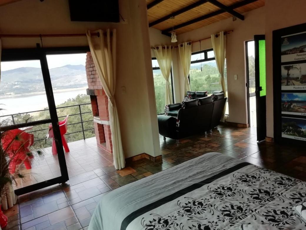 Bed and Breakfast Benigno Mirador Guatavita Exterior foto